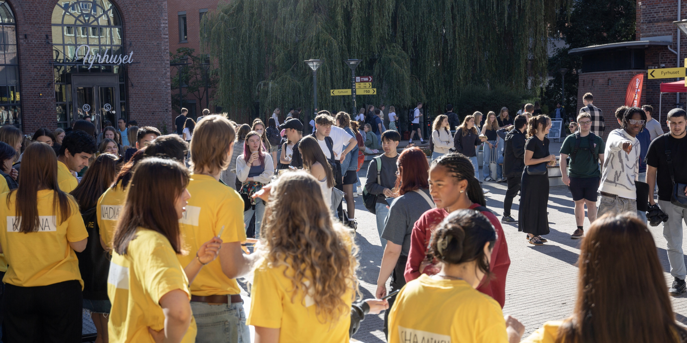 Picture of students at Orientation meeting