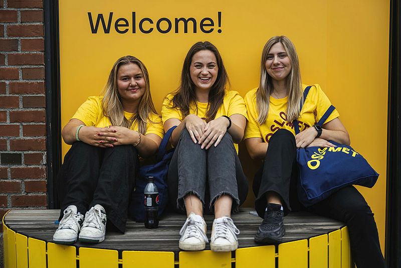 Bilde av OsloMet studenter