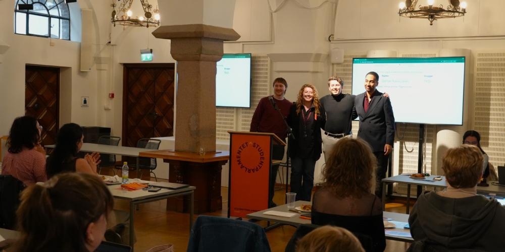 These students will represent you in the Student Parliament's Executive Committee and the OsloMet Board