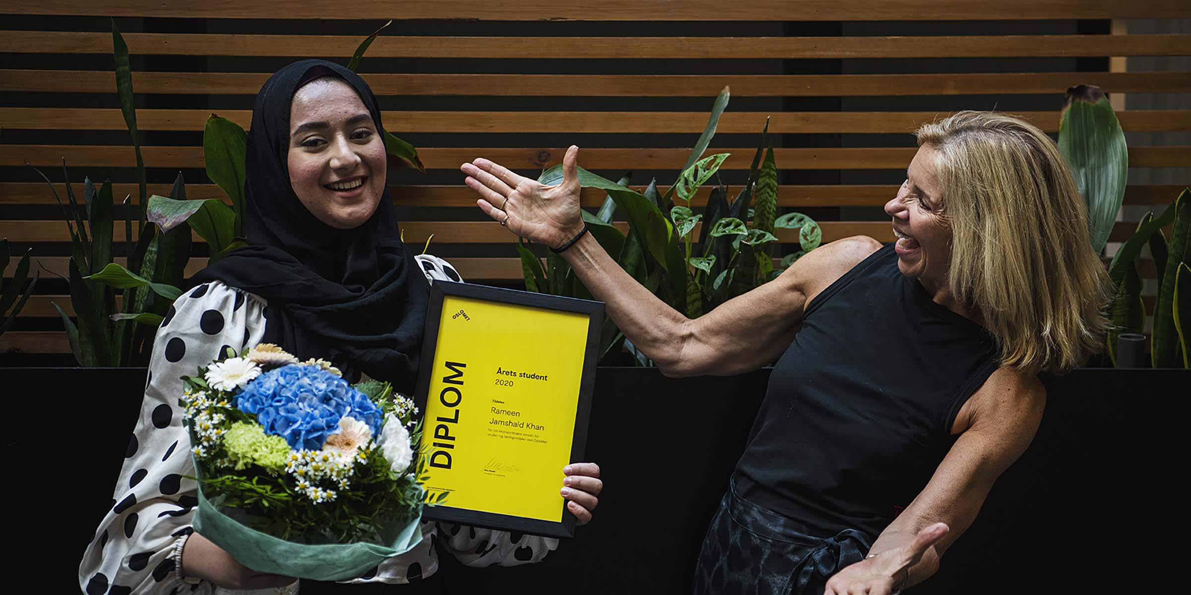 Rahmeen Jamshaid Khan ble kåret til årets student i 2019. Nå kan du nominere din kandidat. (Foto: Benjamin A. Ward)