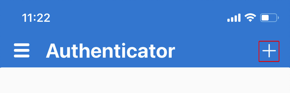 Skjermbilde fra Microsoft Authenticator