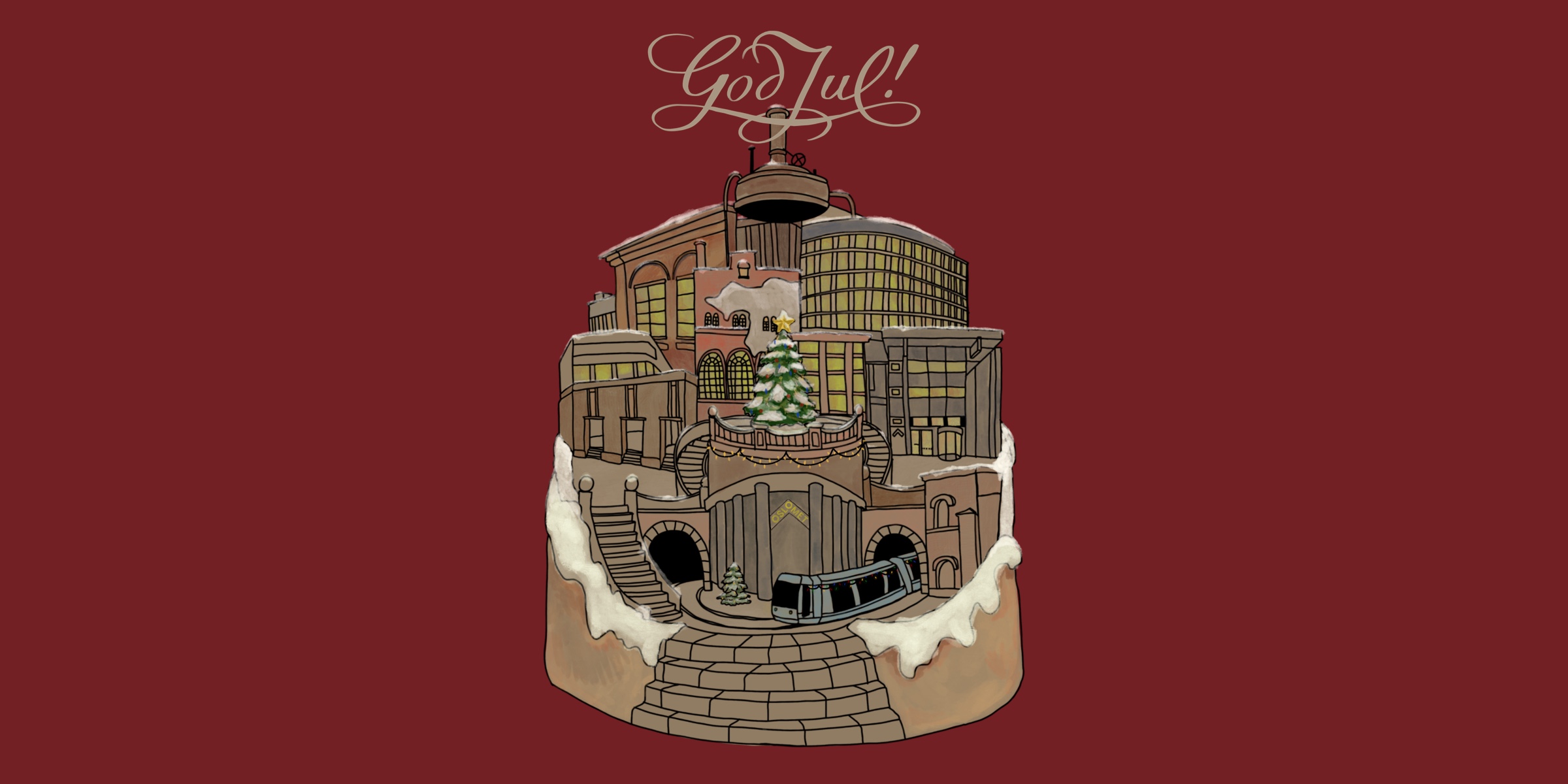 Here is OsloMet’s Christmas card