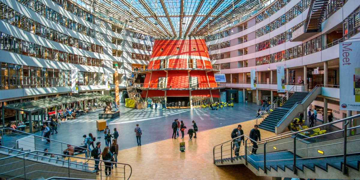 Foyer at The Hague University of Applied Sciences